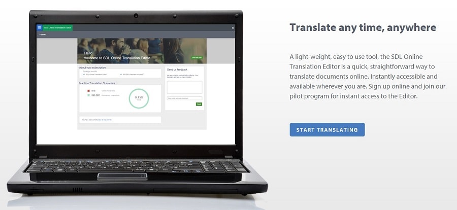 SDL Online Translation Editor 